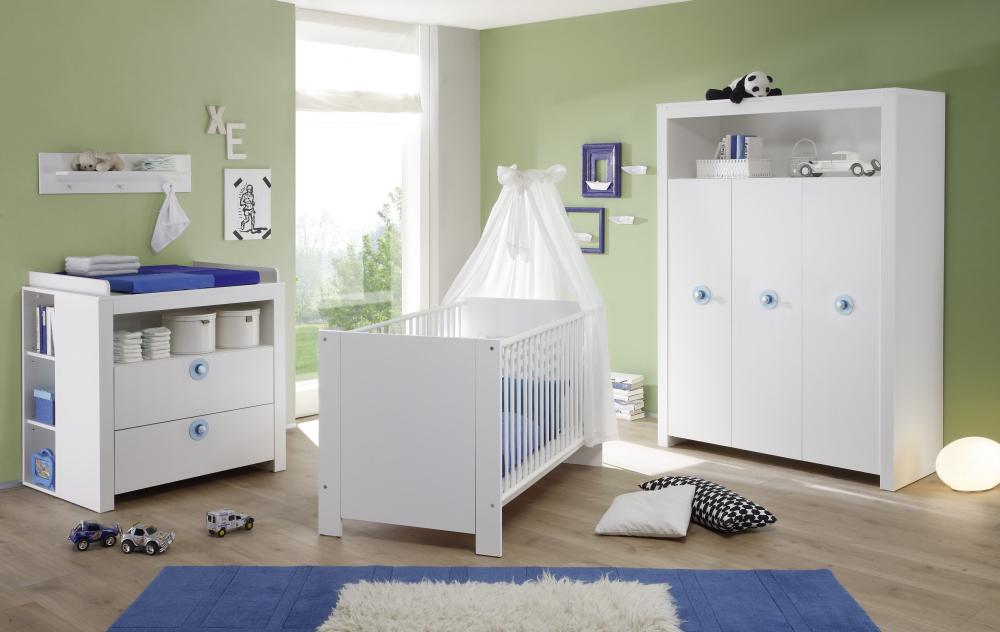 Babyzimmer 3-tlg OLIVIA von Trendteam Weiss