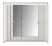 Kleiderschrank 5-türig inkl. LED Beleuchtung VILLAGE von Forestdream Old Style