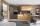 Einbauküche ANABELLE 202 inkl E-Geräte BOSCH und Einbauspüle ca. 367 x 167 cm von Burger Mocca / Natural Eiche NB