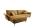 Eck Sofa Cord Gelb 178 x 260 cm verstellbare Armlehnen VANILLA