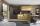 Einbauküche ANABELLE 202 inkl E-Geräte SIEMENS und Einbauspüle ca. 367 x 167 cm von Burger Mocca / Natural Eiche NB