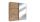 Schiebetürenschrank mit Spiegel und Schubladen 250 cm breit Holzoptik Braun LEVEL36 A - 2