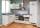 Winkelküche Leerblock 165x285cm Eckküche inkl. Spüle und Spültischarmatur PKW 544005 von Pino Küchen Weiß Hochglanz / Beton Grafitgrau - 4
